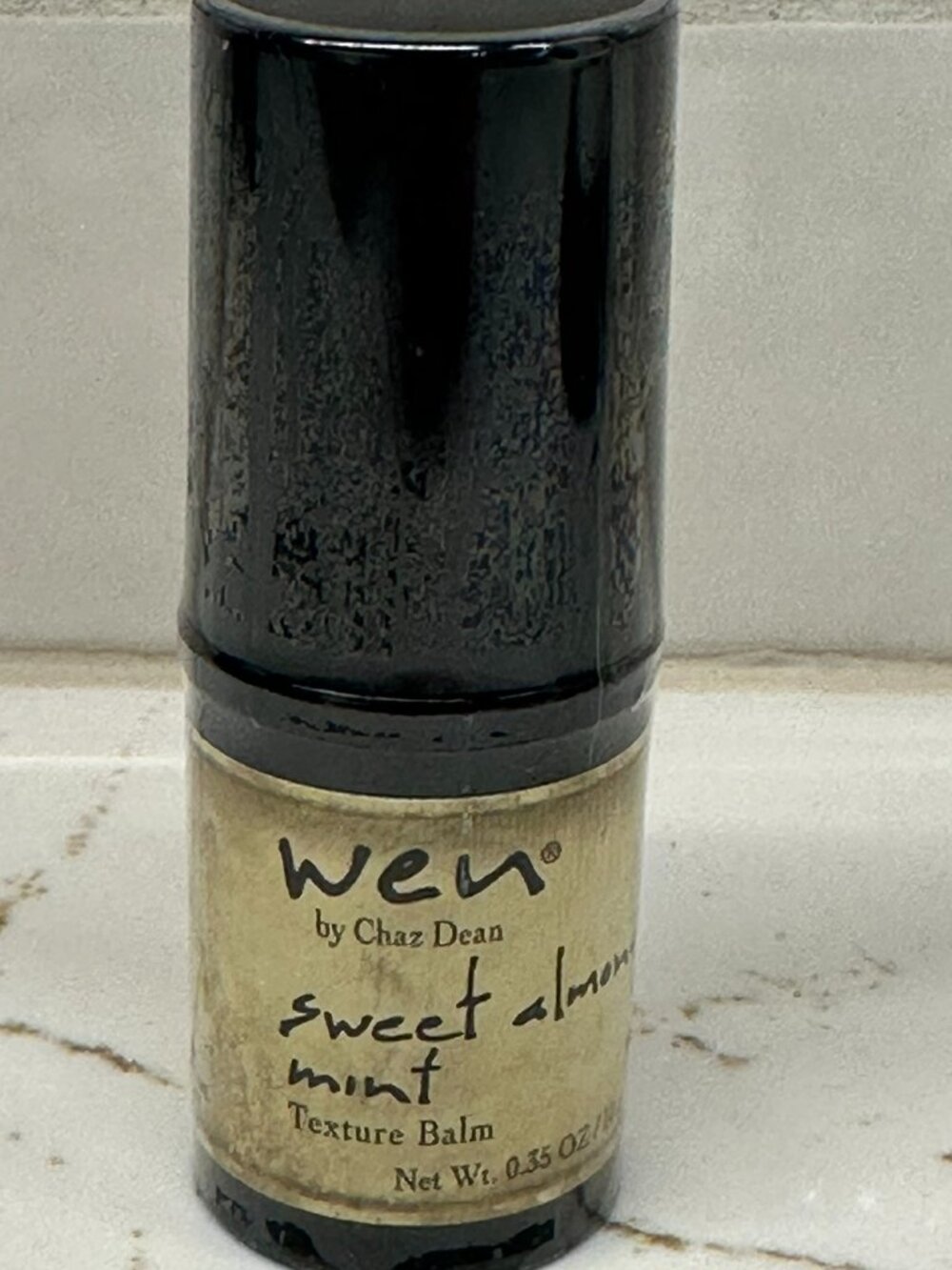 NEW & SEALED WEN by Chaz Dean Texture Balm Sweet Almond Mint 0.35 OZ / 10 g
